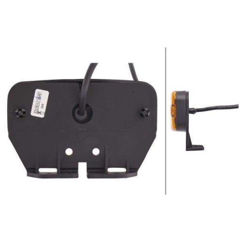 HELLA Seitenmarkierungsleuchte 2PS 345 600-071 f&uuml;r DAF SCANIA PACTON FELDBINDER