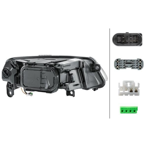 HELLA Hauptscheinwerfer 1ZS 009 925-411 für AUDI VW AUDI (FAW), links
