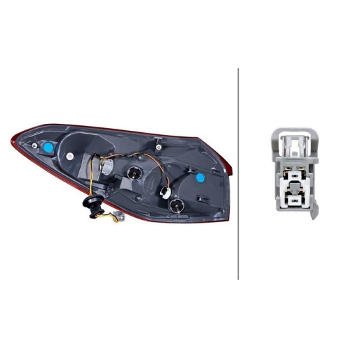 HELLA 2SD 354 860-341 Heckleuchte f&uuml;r FORD, rechts