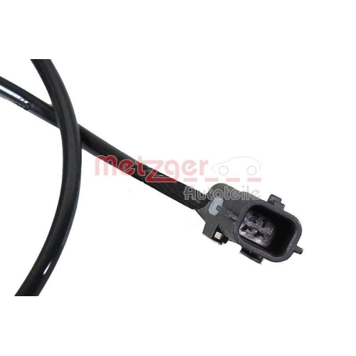 Sensor, Raddrehzahl METZGER 0900914 GREENPARTS f&uuml;r RENAULT, Hinterachse rechts