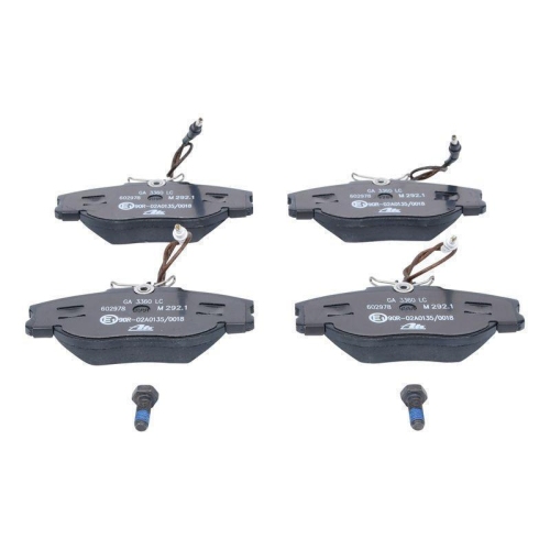 Bremsbelagsatz, Scheibenbremse ATE 13.0460-2978.2 f&uuml;r CITRO&Euml;N FIAT PEUGEOT