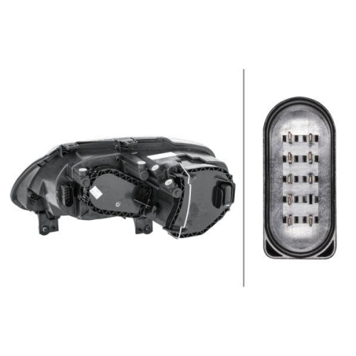 HELLA Hauptscheinwerfer 1EE 010 203-021 für VW, rechts