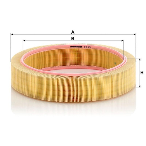 Luftfilter MANN-FILTER C 41 173 f&uuml;r FORD MERCEDES-BENZ