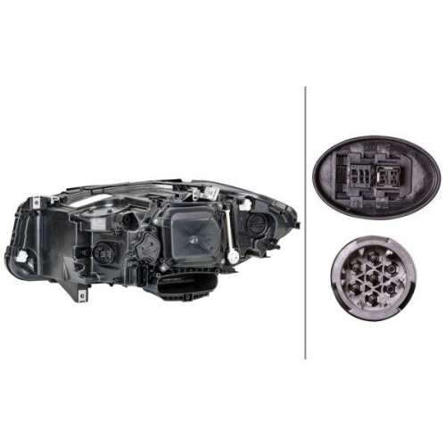 HELLA Hauptscheinwerfer 1EL 011 087-721 für BMW BMW (BRILLIANCE), rechts