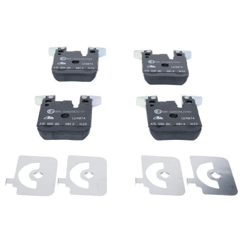 Bremsbelagsatz, Scheibenbremse ATE 13.0470-4874.2 ATE Ceramic f&uuml;r BMW