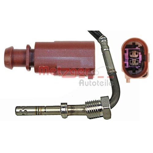Sensor, Abgastemperatur METZGER 0894543 ORIGINAL ERSATZTEIL f&uuml;r AUDI VAG