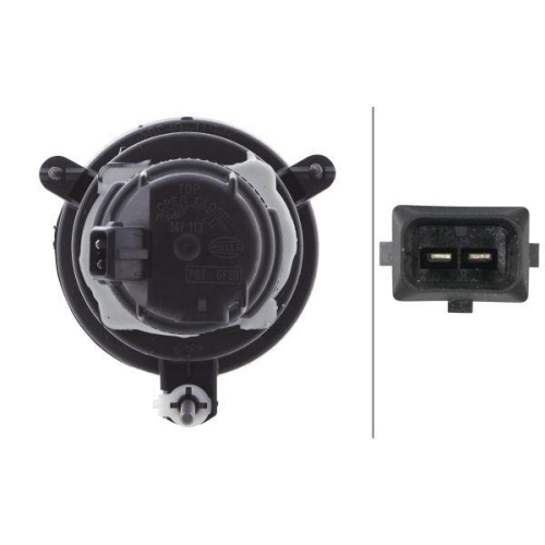 HELLA Nebelscheinwerfer 1NL 007 186-061 für DAF MERCEDES-BENZ, links, rechts