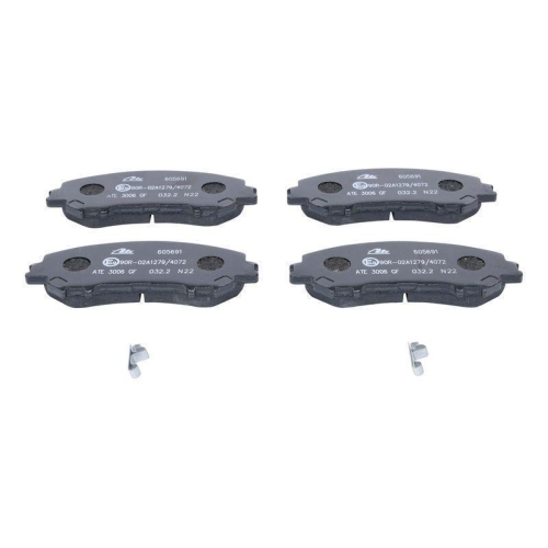 Bremsbelagsatz, Scheibenbremse ATE 13.0460-5691.2 f&uuml;r NISSAN RENAULT