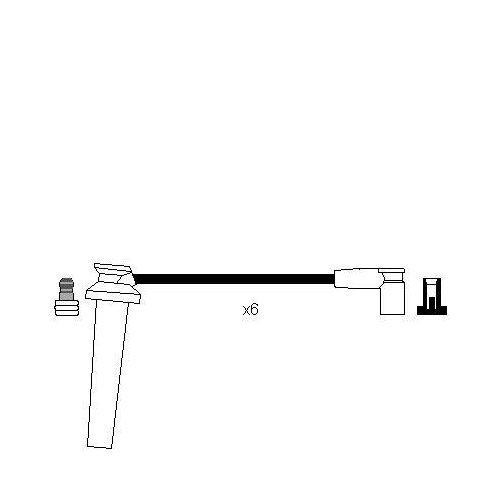 Z&uuml;ndleitungssatz NGK 1644 f&uuml;r FORD