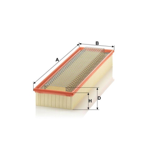 Luftfilter MANN-FILTER C 60 345 f&uuml;r MERCEDES-BENZ