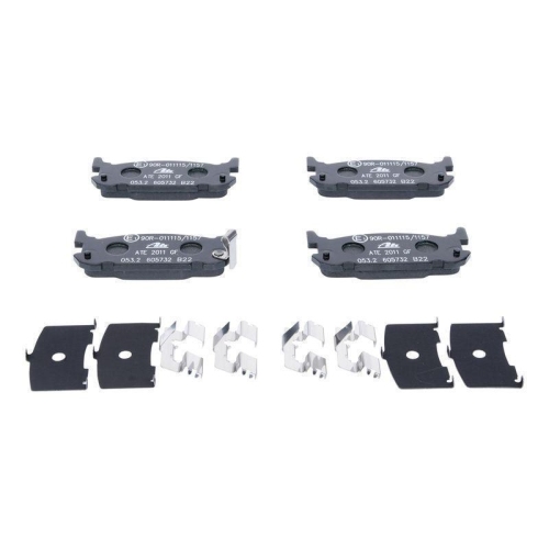 Bremsbelagsatz, Scheibenbremse ATE 13.0460-5732.2 f&uuml;r MAZDA, Hinterachse