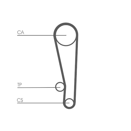Zahnriemensatz CONTINENTAL CTAM CT1013K1 für