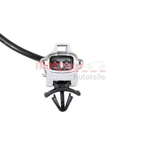 Sensor, Raddrehzahl METZGER 09001336 f&uuml;r HYUNDAI, Vorderachse links