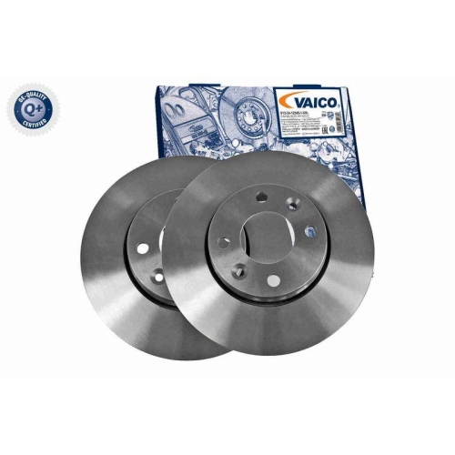 VAICO V46-80014 2 St&uuml;ck Bremsscheiben Q+, Erstausr&uuml;sterqualit&auml;t f&uuml;r LADA NISSAN RENAULT