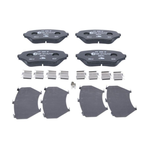 Bremsbelagsatz, Scheibenbremse ATE 13.0460-5761.2 f&uuml;r MAZDA, Vorderachse