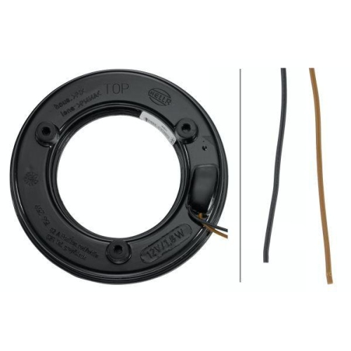 HELLA Schlussleuchte 2SA 008 405-021 für BOMAG KARMANN WIESMANN VDL PGO, hinten