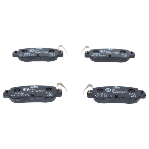 Bremsbelagsatz, Scheibenbremse ATE 13.0470-5664.2 ATE Ceramic f&uuml;r MAZDA