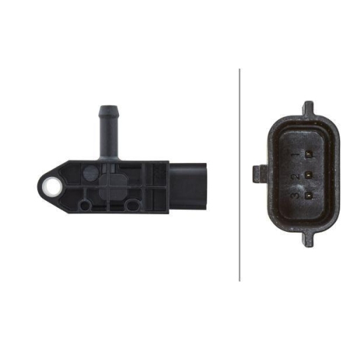 HELLA Sensor, Abgasdruck 6PP 009 409-121 f&uuml;r NISSAN OPEL RENAULT VAUXHALL, unten
