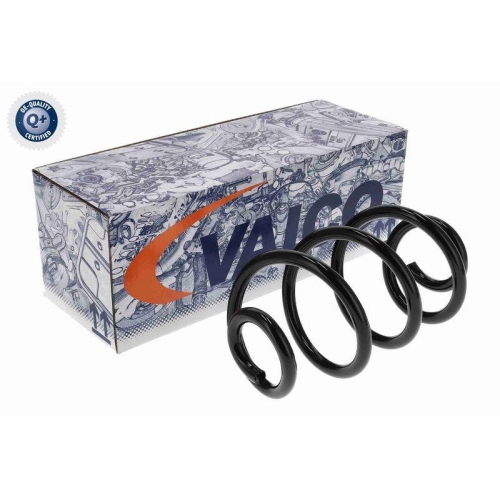 Fahrwerksfeder VAICO V46-1267 Q+, Erstausr&uuml;sterqualit&auml;t f&uuml;r RENAULT, Hinterachse