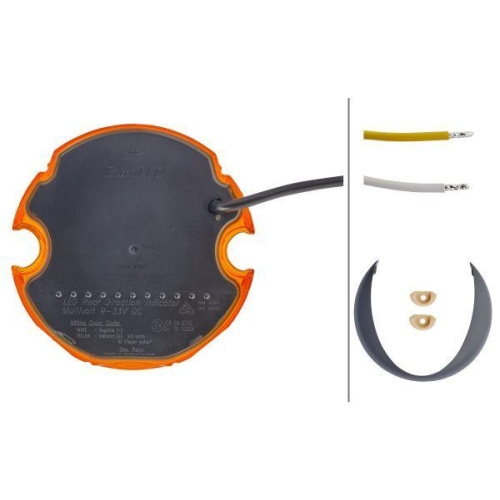 HELLA Blinkleuchte 2BA 959 822-601 für DAF SCANIA LOTUS (YOUNGMAN) SANY, hinten