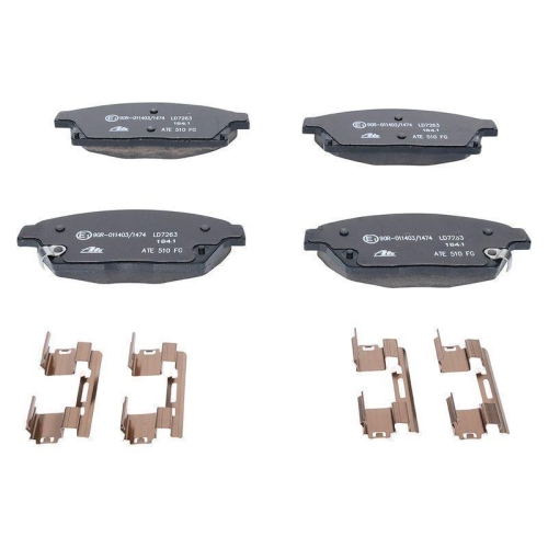 Bremsbelagsatz, Scheibenbremse ATE 13.0470-7263.2 ATE Ceramic für OPEL VAUXHALL
