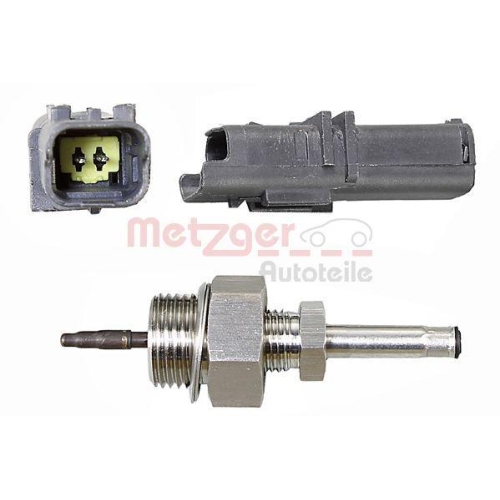 Sensor, Abgastemperatur METZGER 0894852 f&uuml;r RENAULT, vor Ru&szlig;partikelfilter
