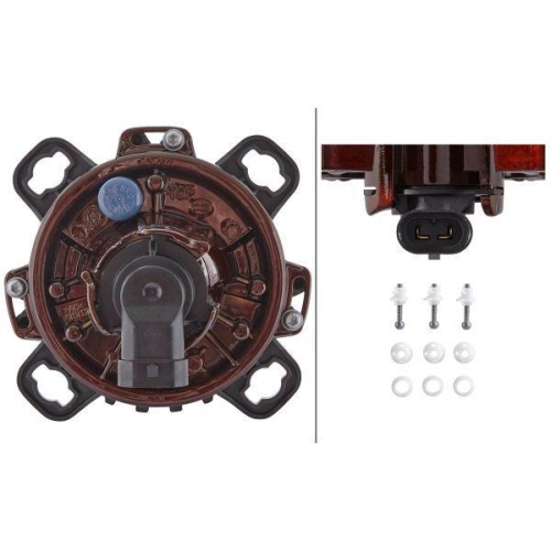 HELLA Hauptscheinwerfer 1BL 247 042-011 für IVECO MERCEDES-BENZ SCANIA VOLVO