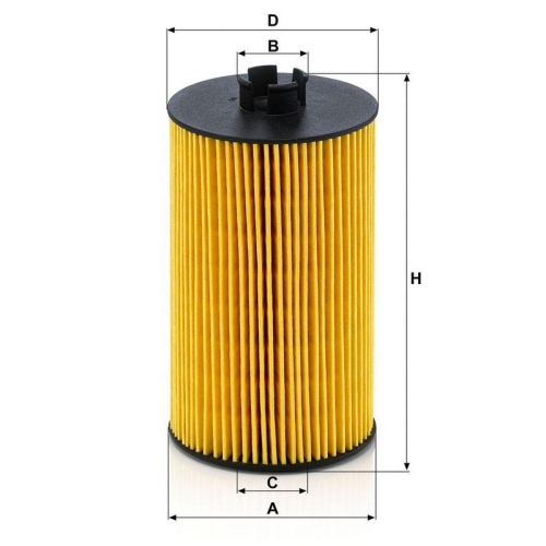 MANN-FILTER HU 931/7 x &Ouml;lfilter f&uuml;r DEUTZ-FAHR FENDT