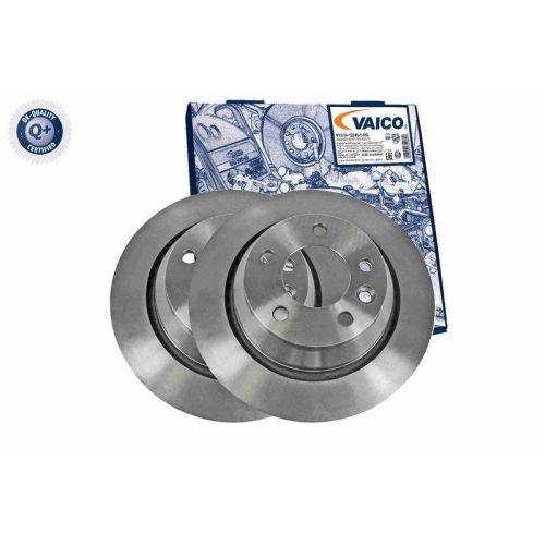 VAICO V10-80012 2 St&uuml;ck Bremsscheiben Q+, Erstausr&uuml;sterqualit&auml;t f&uuml;r SEAT SKODA VW VAG
