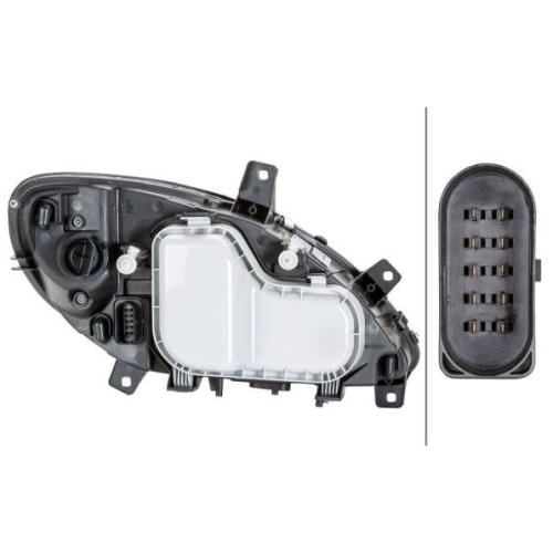 HELLA Hauptscheinwerfer 1EG 246 041-011 für MERCEDES-BENZ, links