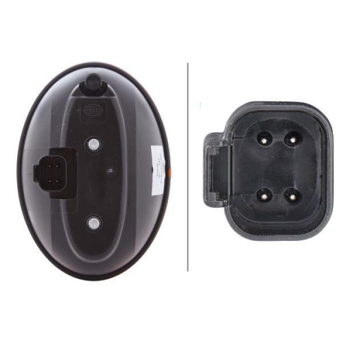 HELLA Nebelschlussleuchte 2NE 343 130-177 für JCB MANITOU, links