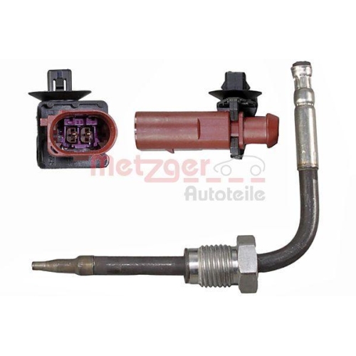Sensor, Abgastemperatur METZGER 0894855 ORIGINAL ERSATZTEIL f&uuml;r VW VAG