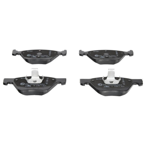 Bremsbelagsatz, Scheibenbremse ATE 13.0460-7087.2 f&uuml;r CHRYSLER MERCEDES-BENZ