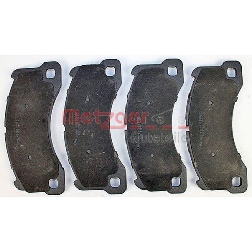 Bremsbelagsatz, Scheibenbremse METZGER 1170445 GREENPARTS f&uuml;r PORSCHE VW
