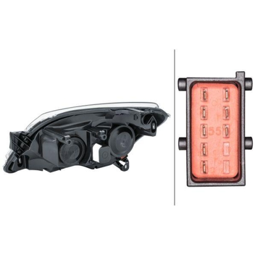 HELLA Hauptscheinwerfer 1EG 270 370-321 f&uuml;r OPEL GENERAL MOTORS, rechts