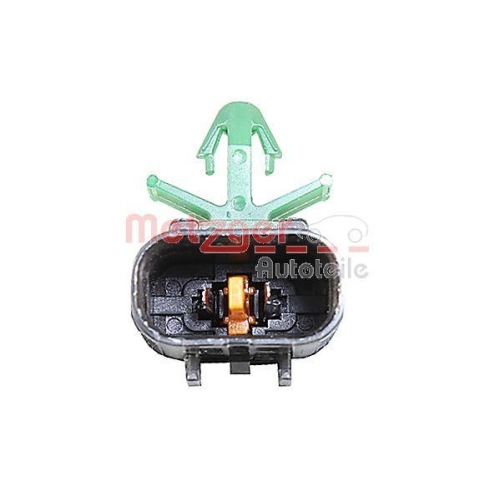 Sensor, Raddrehzahl METZGER 09001348 f&uuml;r MITSUBISHI, Hinterachse rechts