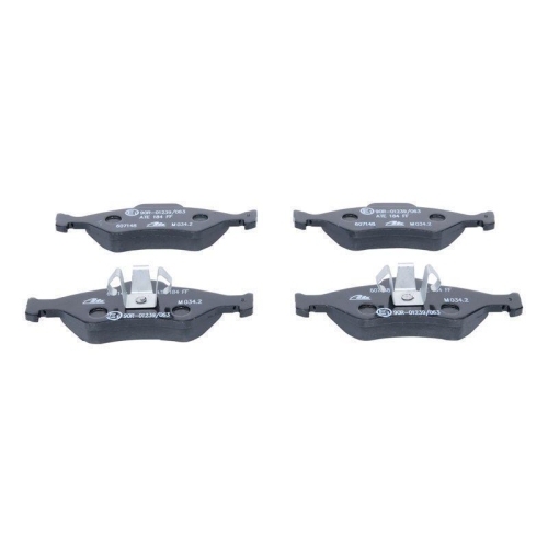 Bremsbelagsatz, Scheibenbremse ATE 13.0460-7148.2 f&uuml;r FORD MAZDA, Vorderachse