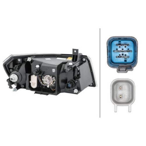 Hauptscheinwerfer HELLA 1EG 354 024-111 f&uuml;r FORD, links