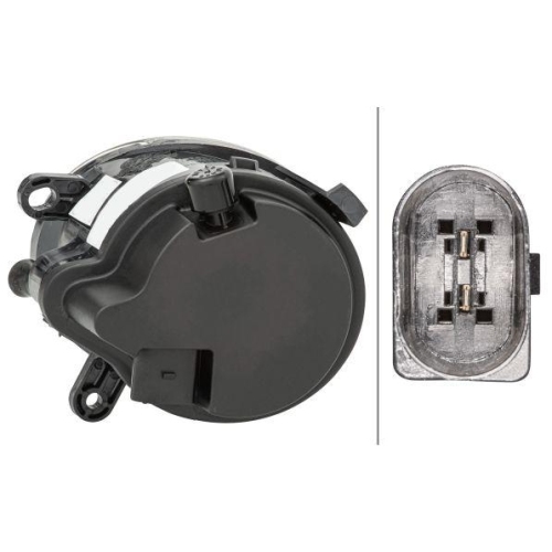 HELLA Nebelscheinwerfer 1N0 354 013-021 für AUDI, rechts