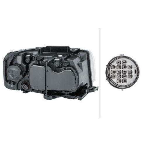 HELLA Hauptscheinwerfer 1EF 354 025-091 für LAND ROVER, links