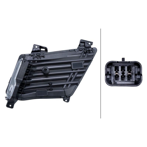 HELLA Tagfahrleuchte 2PT 016 866-011 f&uuml;r PEUGEOT, links