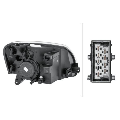 HELLA Hauptscheinwerfer 1EG 010 196-011 f&uuml;r CITRO&Euml;N PEUGEOT DS, links