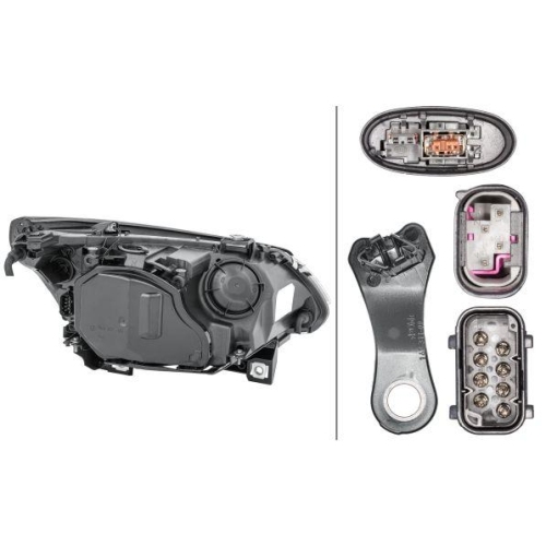 HELLA Hauptscheinwerfer 1LL 163 081-001 f&uuml;r BMW, links