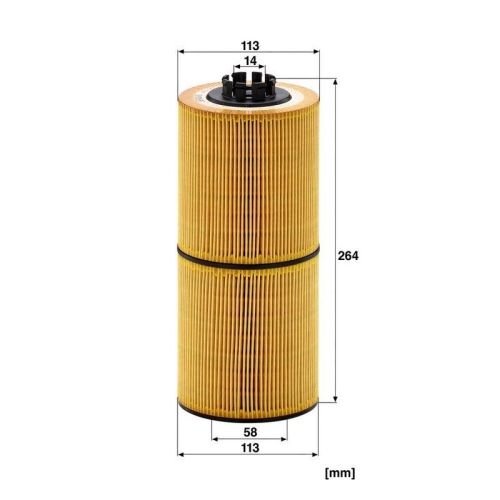 MANN-FILTER HU 12 001 z &Ouml;lfilter f&uuml;r MERCEDES-BENZ MITSUBISHI CLAAS FENDT KRONE