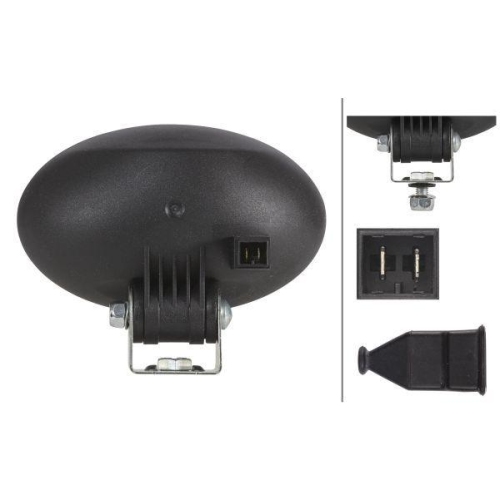 HELLA Arbeitsscheinwerfer 1GA 996 361-011 für DAF AGRIFAC