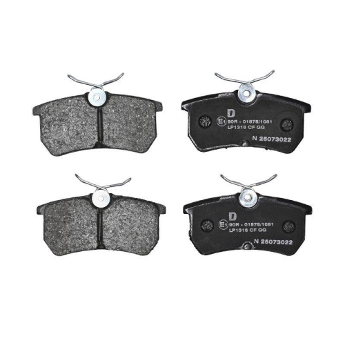 DELPHI LP1316 Bremsbelagsatz, Scheibenbremse f&uuml;r FORD FORD ASIA & OCEANIA