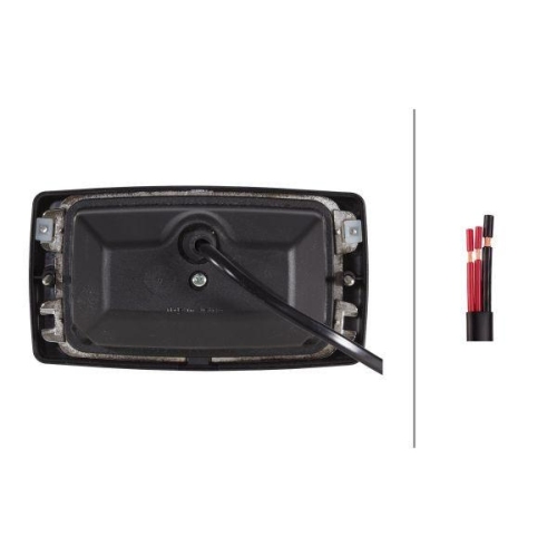 HELLA Arbeitsscheinwerfer 1GB 996 080-021 f&uuml;r DAF STEYR CASE IH MASSEY FERGUSON