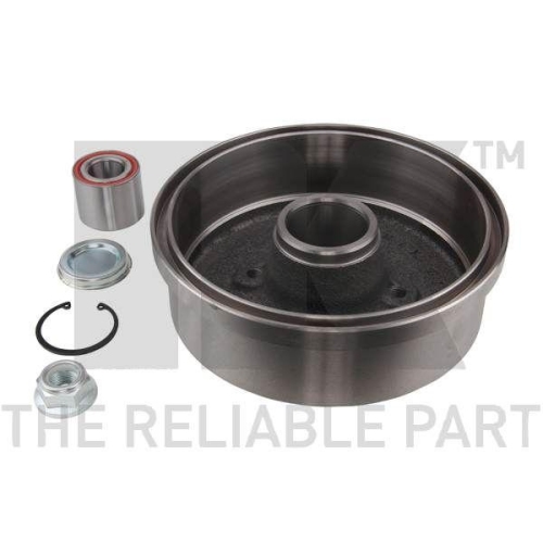Bremstrommel NK 253624 f&uuml;r OPEL VAUXHALL, Hinterachse