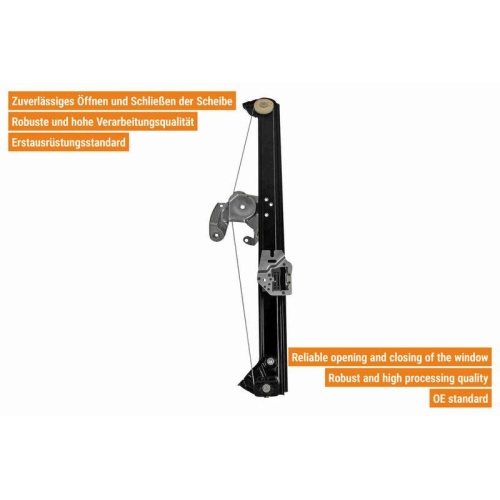 Fensterheber VAICO V20-0659 Original VAICO Qualität für BMW, hinten links