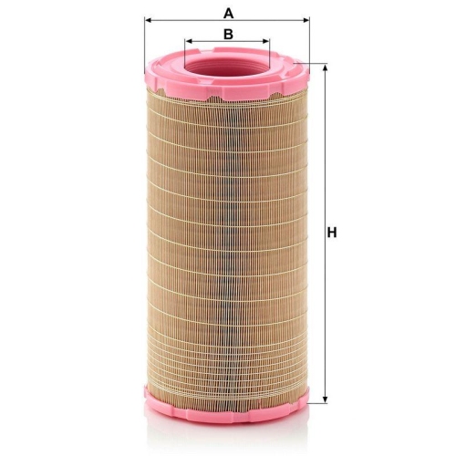 MANN-FILTER C 21 630/4 Luftfilter f&uuml;r ISUZU IVECO VOLVO STEYR CASE IH LIEBHERR